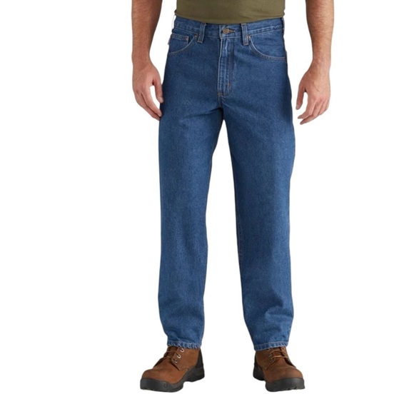 Carhartt Relaxed Fit Tapered Leg Jean Sz 32W 34L Darkstone
